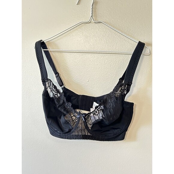 Curve Muse Women's Minimizer Unlined Underwire Bra With Lace Embroidery 36DDDD - Picture 1 of 6